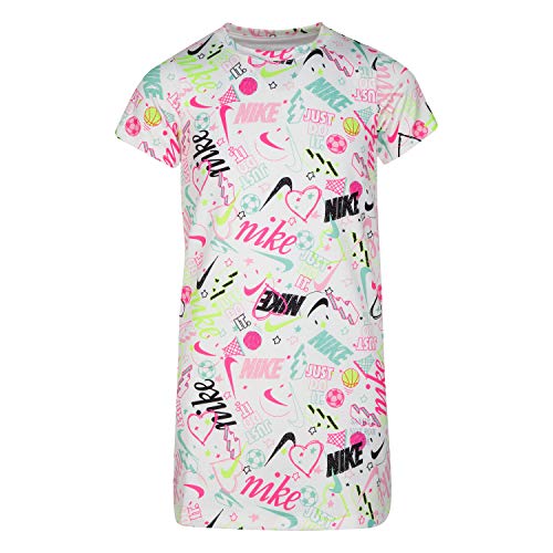 Image of Nike Girls T-Shirt Casual Knee Length Dress