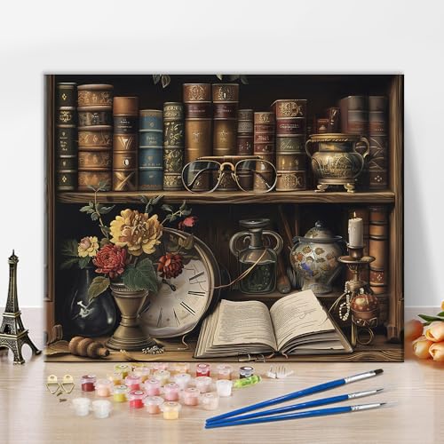 Kit de peinture par numéros TUMOVO toile de lin tendue et pigments acryliques riches