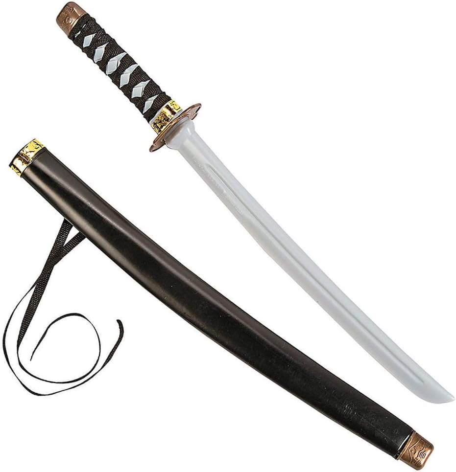 Fun Express Black Samurai Swords | Party Supplies for Birthdays, Holidays & Special Celebrations