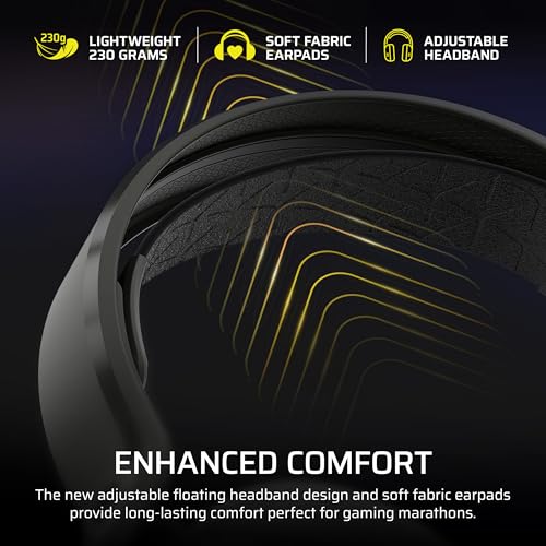 Image of CORSAIR HS35 v3 Wired Gaming Headset with Mic - PC /PS5 /PS4 /Switch /Xbox /Mac, Lightweight Comfort, 3.5mm - Carbon