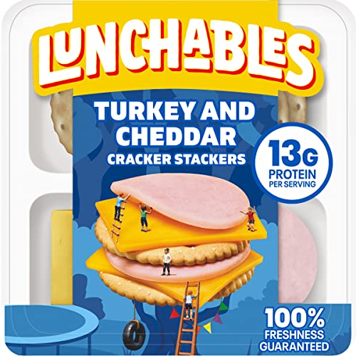 Lunchables Turkey & Cheddar Cheese Snack Kit With Crackers (3.2 Oz Tray) #TOP1