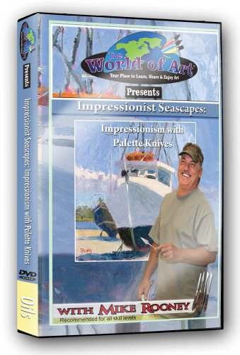 Mike Rooney - Video Art Lessons"Impressionist Seascapes with Palette Knives" DVD