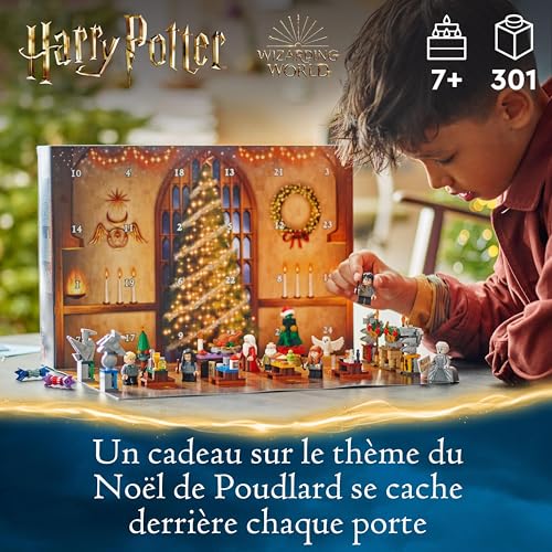Calendrier de 'Avent 2024 LEGO Harry Potter avec 7 Minifigurines et Constructions Miniatures Neuf - vue 4