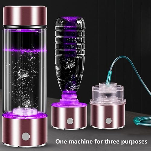 Générateur de bouteille d'eau d'hydrogène en verre borosilicate durable et pur - 3