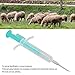 Pssopp Haustier Mikrochip, 1,4 X 8 Mm Tierimplantat Chip Haustier ID Mikrochip für Hund, Katze, Kuh, Schwein, Mikrochip Implantat Kit für die Verwaltung und Verfolgung von Tieren