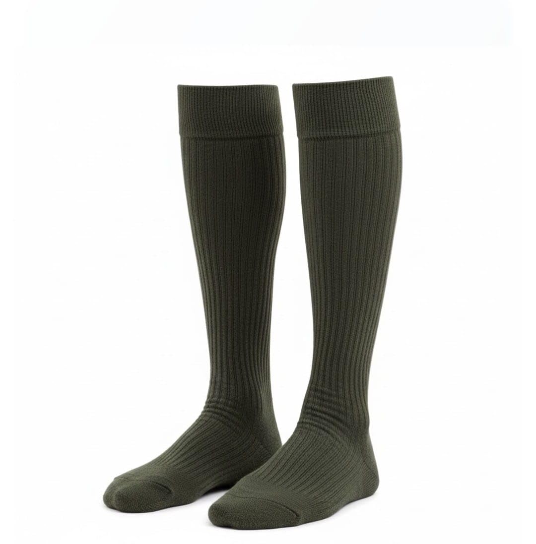 cootons Military Socks, Cotton Blend, Thermal Winter Wear, Olive Green, Cushioned, Sweat-Absorbent, Pack of 3-picture-49