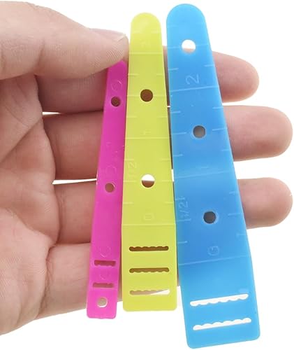 Miniatura 7 de HAHIYO 1 juego de 3 unidades/juego surtido de enhebradores de plástico ABS con cordón de aguja fácil de enhebrar con cordón de repuesto para