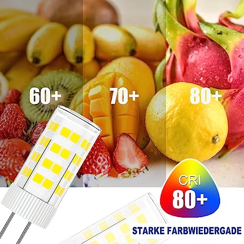 ZFQ 10-Pack G4 AC/DC 12V LED Light Bulb, 5 Watt, 500 Lumen, Cool White 6000K, 360° Beam Angle, 50W Equivalent - Image 4