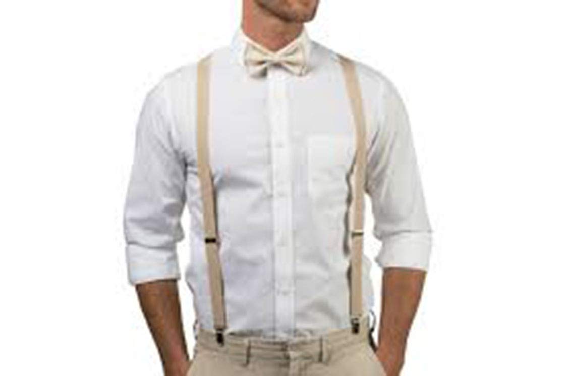 RR DESIGN suspenders for boys, kids,men and women (biege, large men size) - Image 4 thumbnail