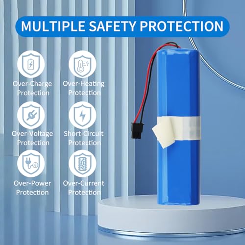Image of Upgraded PA61 Battery Replacement for Eufy RoboVac X8, X8 Pro Series Robot | RoboVac X8-T226X, RoboVac-X8Hybrid White, RoboVac-X8-Pro SES Self-Empty Station Vacuum Cleaner Battery 14.4V 6400mAh 92.16Wh
