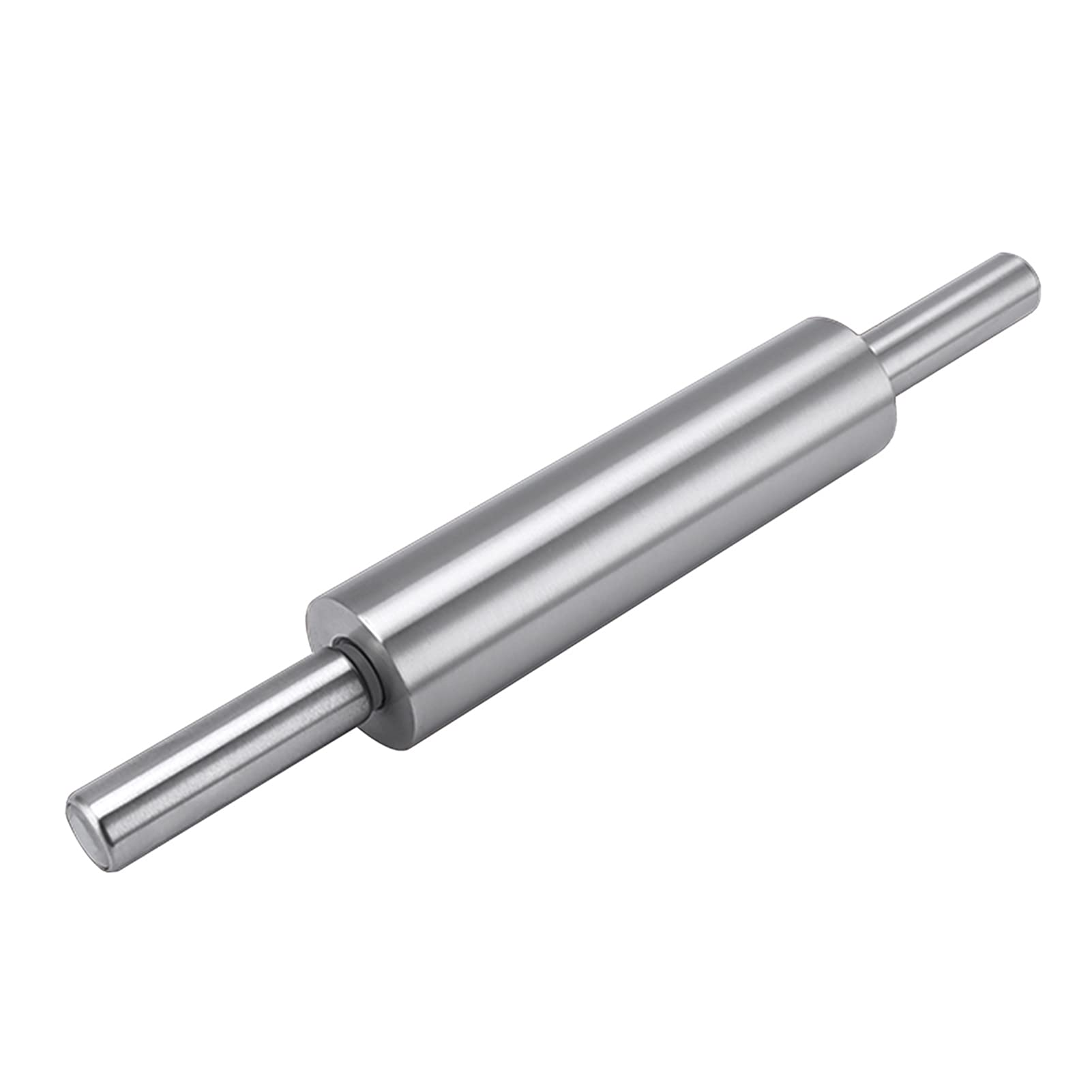 Rodillo De Amasar, Varilla De Masa De Acero Inoxidable con Superficie Antiadherente con Asa, Rodillo Antiadherente Suave Y Ligero para Hornear Galletas, Pizza,47 * 6cm