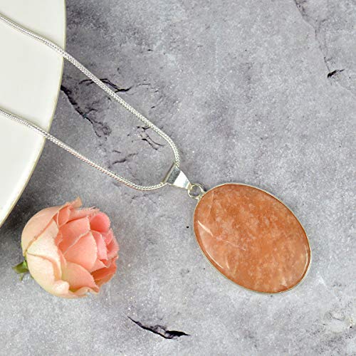 Image of Reiki Crystal Products AAA Yellow Amazonite Pendant Natural Crystal Stone Pendant /Locket with Metal Chain for Reiki Healing and Crystal Healing Gemstone for Unisex (Color : Yellow)