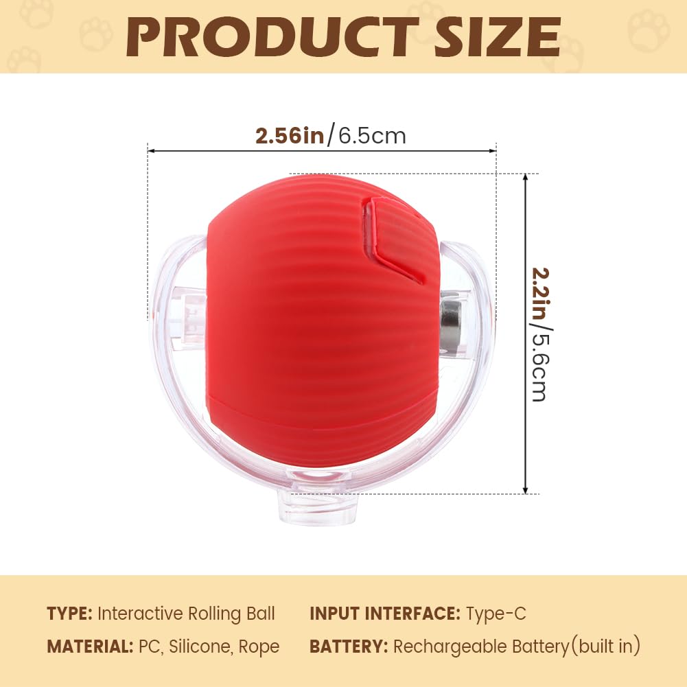 Kikkerland Dog Toy Balls Chicken Ball Toy