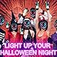 DWTECH LED Halloween Maske mit LED Leuchtende Handschuhe SET,Halloween Kostüm,LED Purge Maskes Kostüm für Maskerade Cosplay beleuchtete Gesichtsmaske für Kinder Männer Frauen Halloween Festival