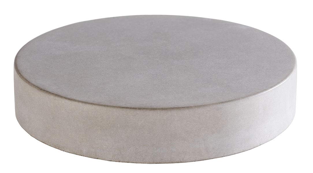 APS 10400 Getränkespender Element 7 Liter, Glas und rostfreiem Edelstahl mit dicken, stabilen Wänden und einer weiten Öffnung für Zutaten, Beton - Grau
