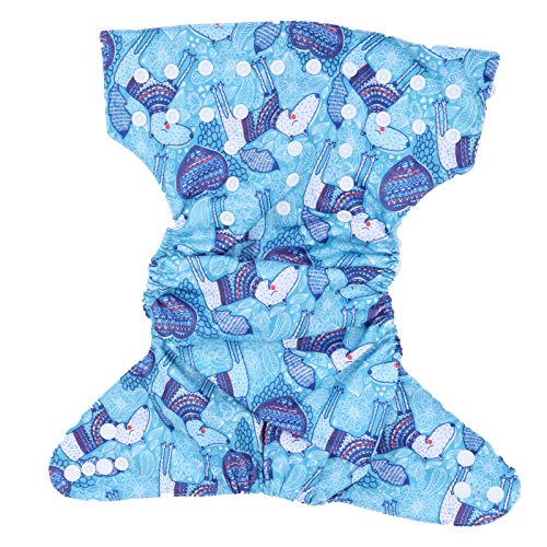 Lantro JS Pañal Lavable Respirable, pañal económico del paño del bebé de la flexibilidad, mamá para el hogar de los niños del bebé(Mixed Color (BL039))