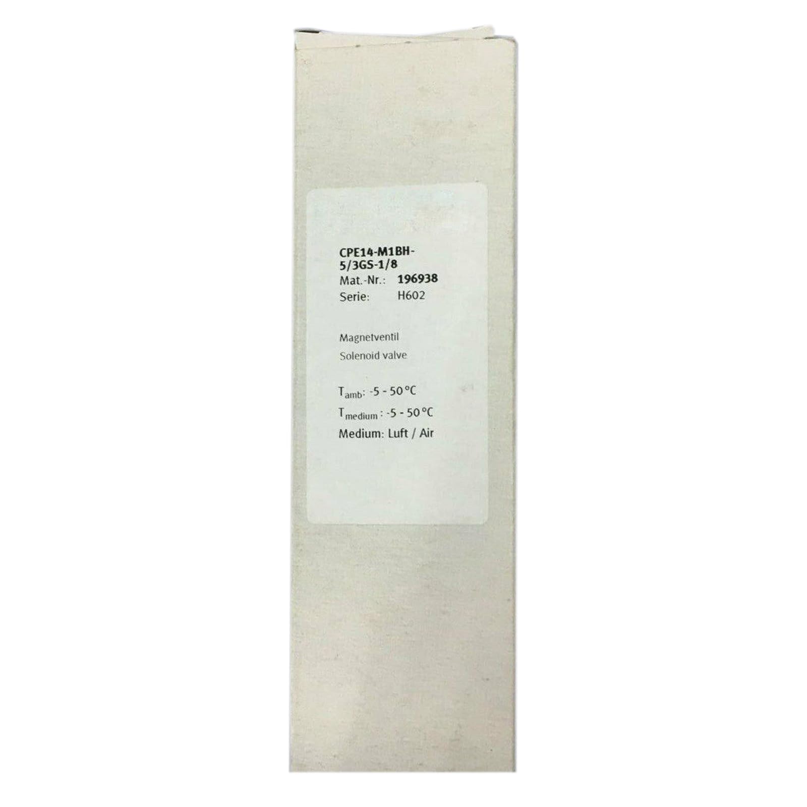 CPE14-M1BH-5/3GS-1/8 196938 Distributeur pneumatique monobloc neuf en boîte