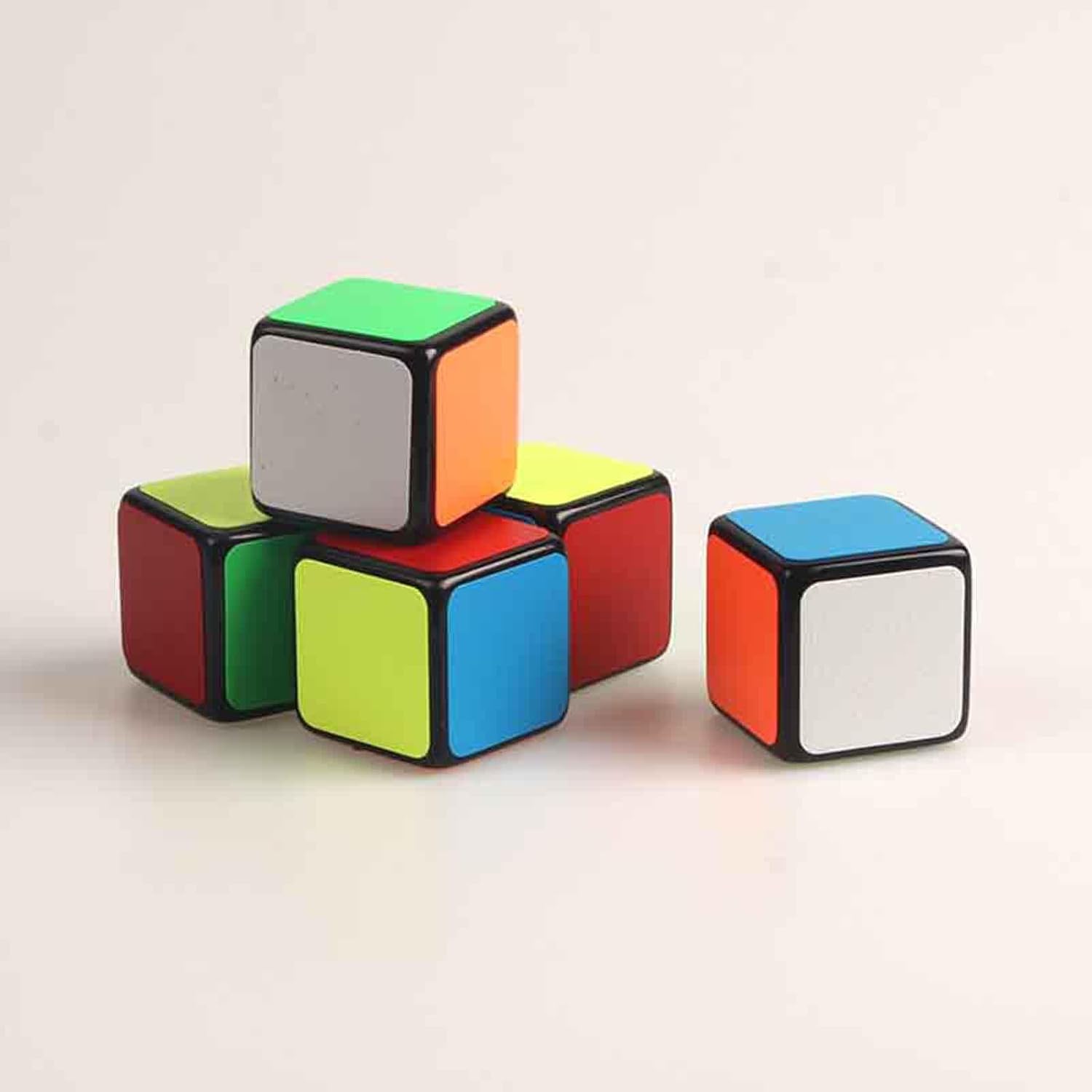 1x1 Speed Cube - 1" 1x1x1 Magic Cube Twisty Puzzle Toys for Kids and Adult