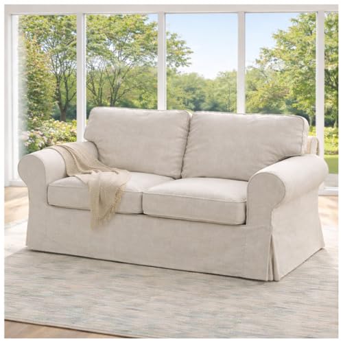 Heavy Duty Polyester Sofa Cover Only Replacement Compatible 