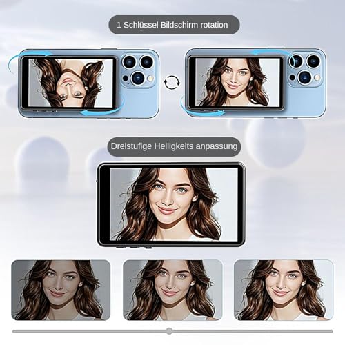 Soporte para teléfono ajustable que soluciona el encuadre en vlogging y streaming 6
