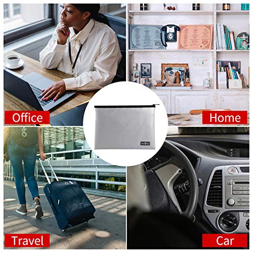 Homesen Bolsa de documentos à prova de fogo Pasta de arquivos à prova de fogo e à prova d'água Bols