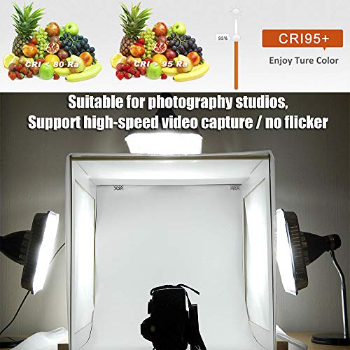 Quad Row Led Strip Lights - 24Vdc 3528Smd 146Leds/Ft High Cri 95 - Brightest Flexible Led Tape Lights - 1,170 Lumens/Ft - 2400 Leds 16.4Ft Per Roll For Photographic Lighting(White 6000K) #TOP2