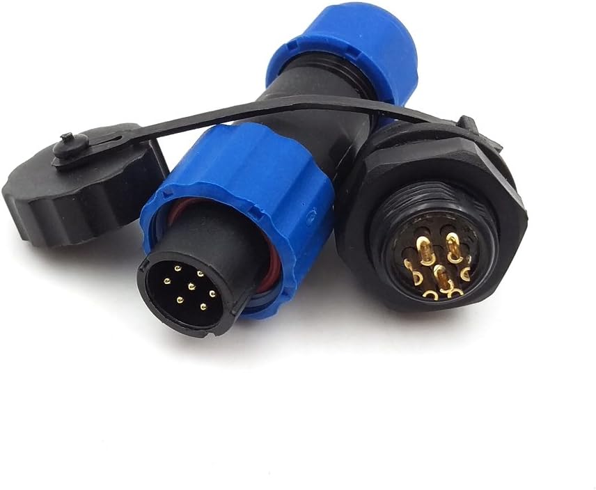 Buy SD13 7PIN Waterproof Connector, IP68 5A 380V.AC High Voltage