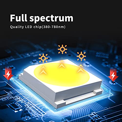 LED Plant Lamp Groeilamp E27 Bollen,Kweeklamp 50 leds,Plantengroei Licht Grow Light for Indoor Plants 4000K Volledig… - Image 7