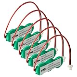 vhbw 5x batteria bios compatibile con Intermec CN2, CN2B, 6400 computer notebook (20mAh, 3,6V, NiMH)