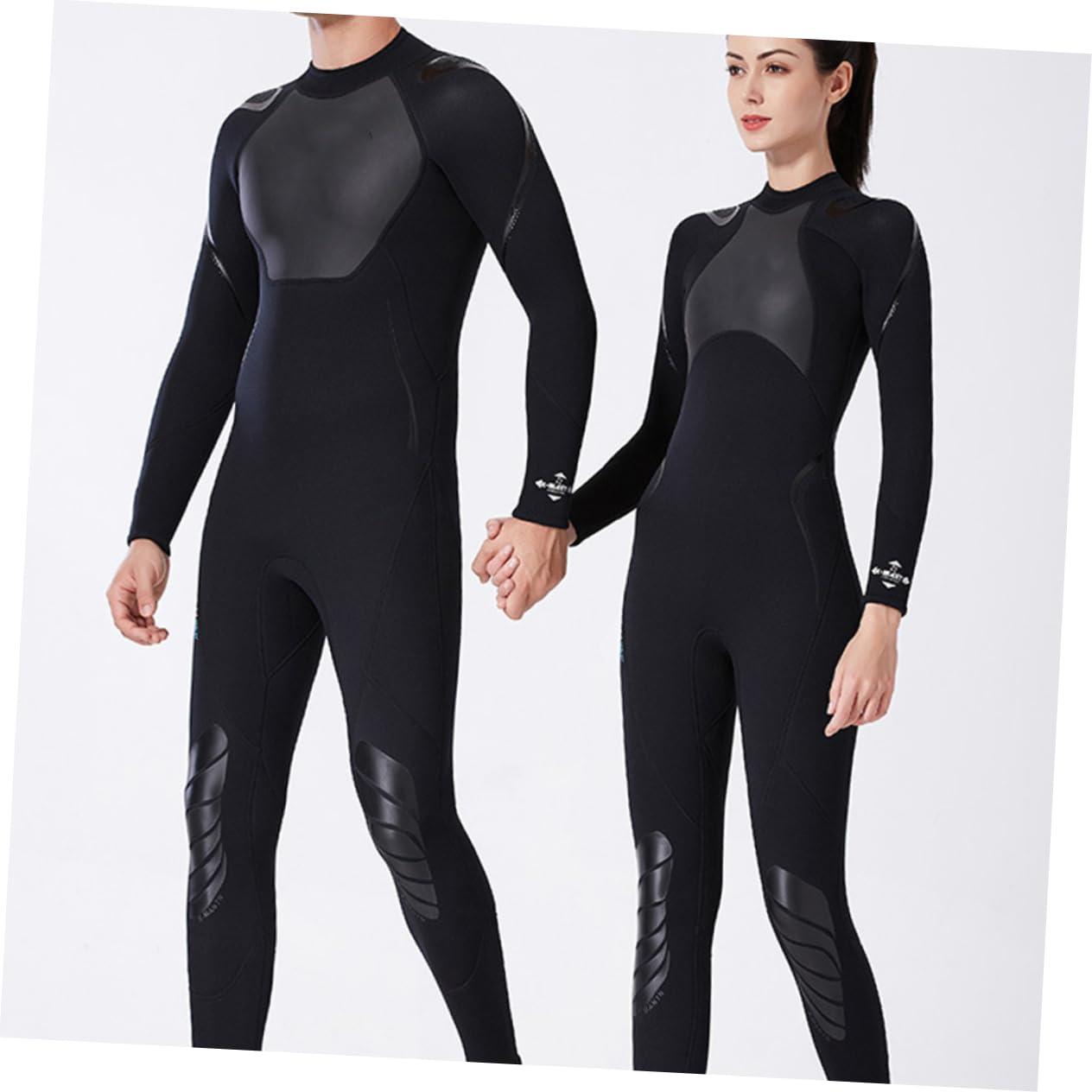 Anneome Zipper Diving Suit for Women 3mm Long Sleeve Full Body Wetsuit for Swimming Snorkeling