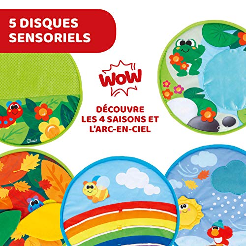 Chicco Marelle de la Jungle Tapis de Jeu Musical pour Bébés et Enfants Jouet Electronique et Interactif avec Sons et Lumières Jeu de la Marelle 2 Modes de Jeu 150 cm Jouet Enfant de 2 à - vue 8