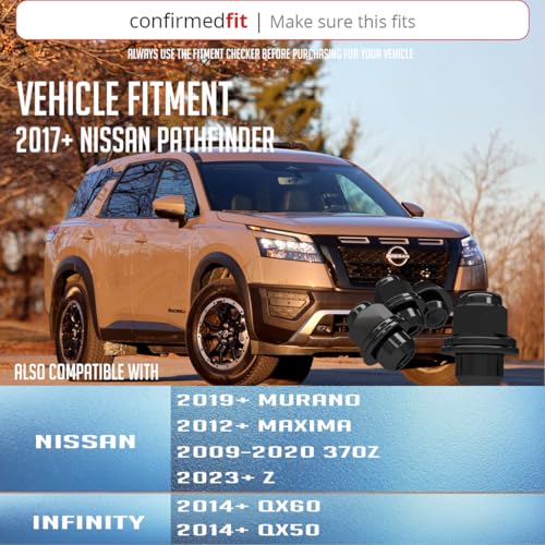 Image of Wheel Accessories Parts 20 Pcs M12x1.25 12x1.25 Thread OEM Factory Style Lug Nuts 1.5 inch Long Black 13 /16 inch 21mm Hex Fits Nissan Pathfinder Maxima Murano | 40224-JK00A | 611-294