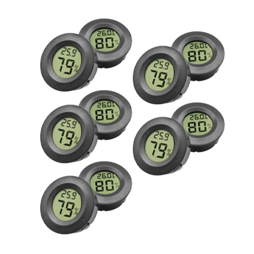 Littimoon for Fridge Freezer Tester Mini LCD Digital Thermometer& Hygrometer-50℃ to+ 70℃ Temperature Humidity Meter A