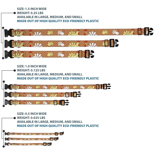 Collar antiescapes Buckle Down 16 23 Waffle Pollo Poses con cierre rápido 4