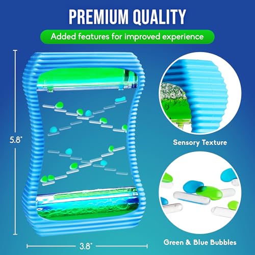 image for BUNMO Liquid Motion Bubbler Large Sensory Toy for Kids & Adults – Ge