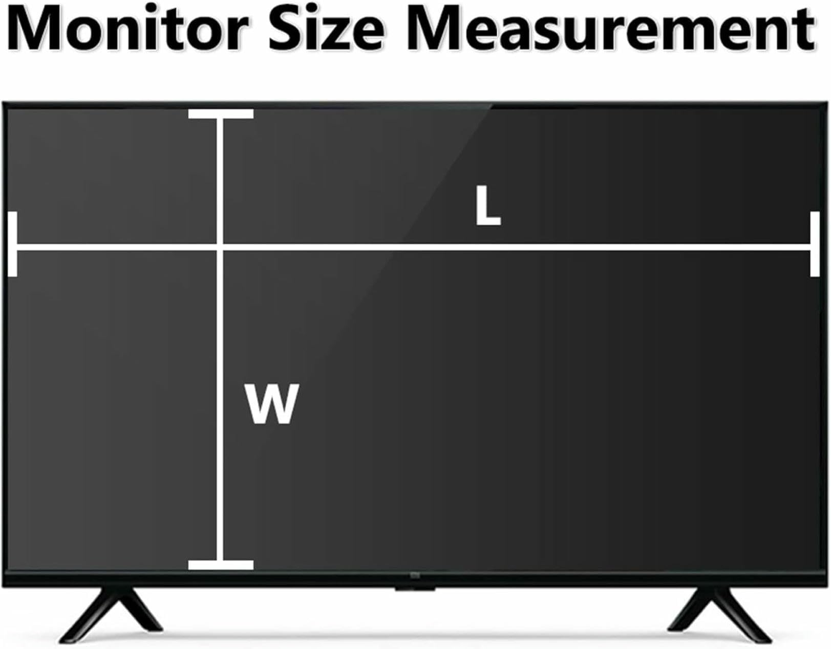 32–75 Zoll Matte, Blendfreie TV-Folie – TV-Displayschutzfolie Filtert Blendschutz, Blendfrei, Kratzfest, Keine Blasen –