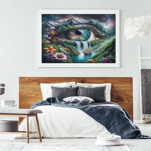 Puzzle de 1000 piezas para adultos: rompecabezas surrealista de fantasía 7