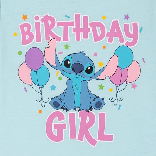 Image of Disney Birthday Girls T-Shirt and Tulle Skirt Outfit Set Toddler to Big Kid Sizes (2T - 14-16)