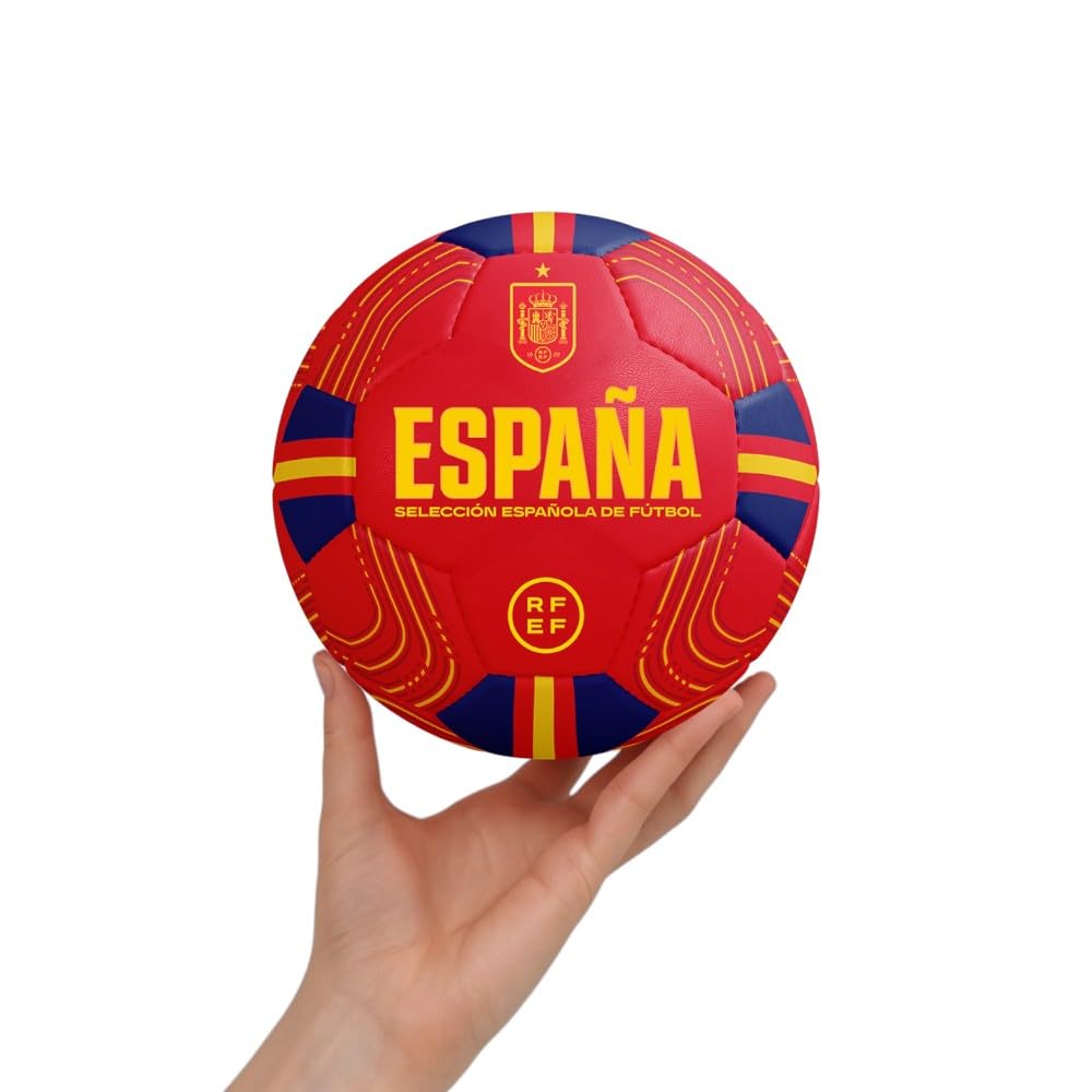 Champion's City Balón de Fútbol España | Tamaño Oficial 5 | Superficie Texturizada Antideslizante | Alta Resistencia para Entrenamiento | Uso Interior y Exterior | Diseño Deportivo Duradero - 2