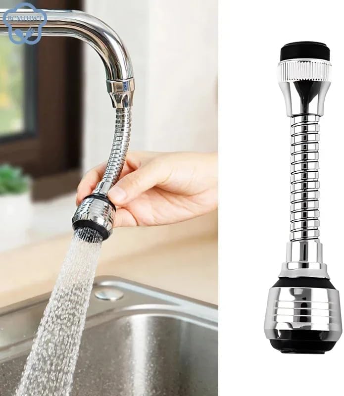 Kitchen Faucet Sprayer Attachment,Stainless Steel Water-Saving Retractable Faucet,2 Modes 360° Rotatable Sink Faucet Head