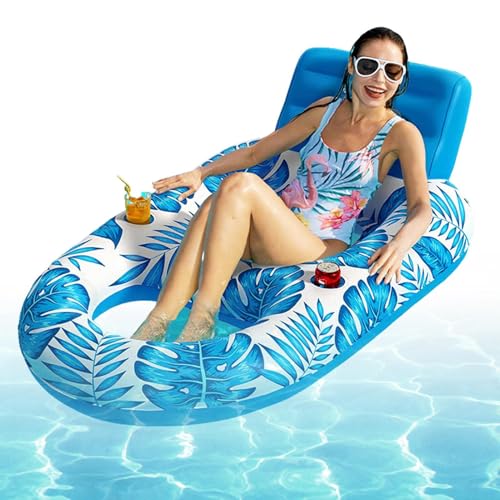 Chaise longue gonflable de piscine pour adulte pour des après-midis de détente au soleil