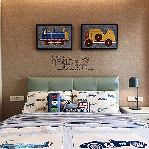 Vinilo Decorativo Letras I am a Child of GOD 55x20 cm miniatura 5