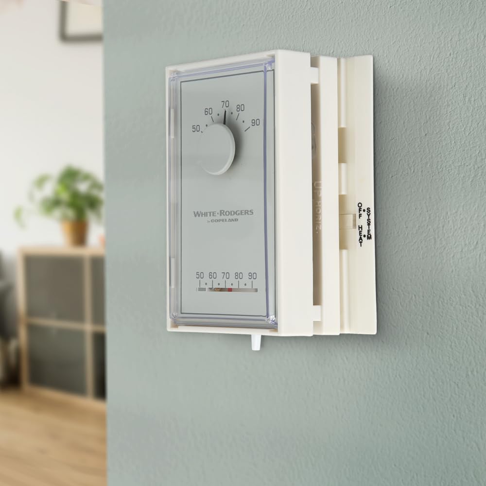 Emerson 1e50 N-301 Low V termostato meccanico, da 50 a 90 gradi F, bianco