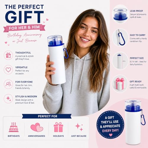 Image of Personalized Korean Theme Water Bottle 800ml | Custom Name Printed Aluminium Bottle with Clip | Cute Cartoon Design for Kids, Girls, School, Gift for Her|Birthday Return Gift