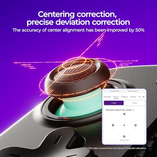 Image of leadjoy Blead Plus Wireless Gaming Controller Hall Trigger /Joysticks Bluetooth Wireless Gamepad with Two DIY Back Keys for Switch /Switch 2 /Android /iOS /PC