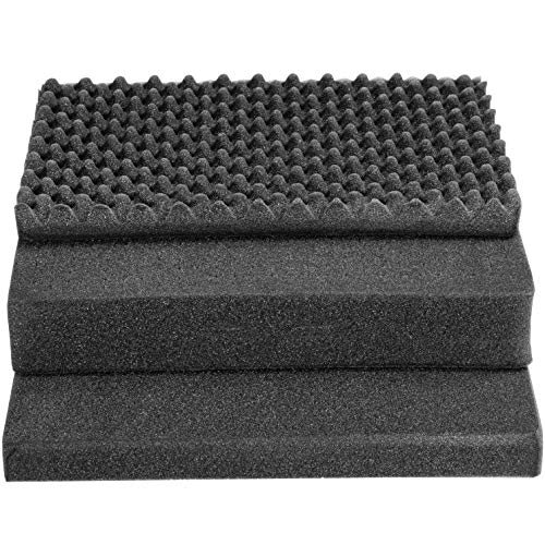 Maleta rígida para cámara Eylar 18.5 pulgadas impermeable negra miniatura 3