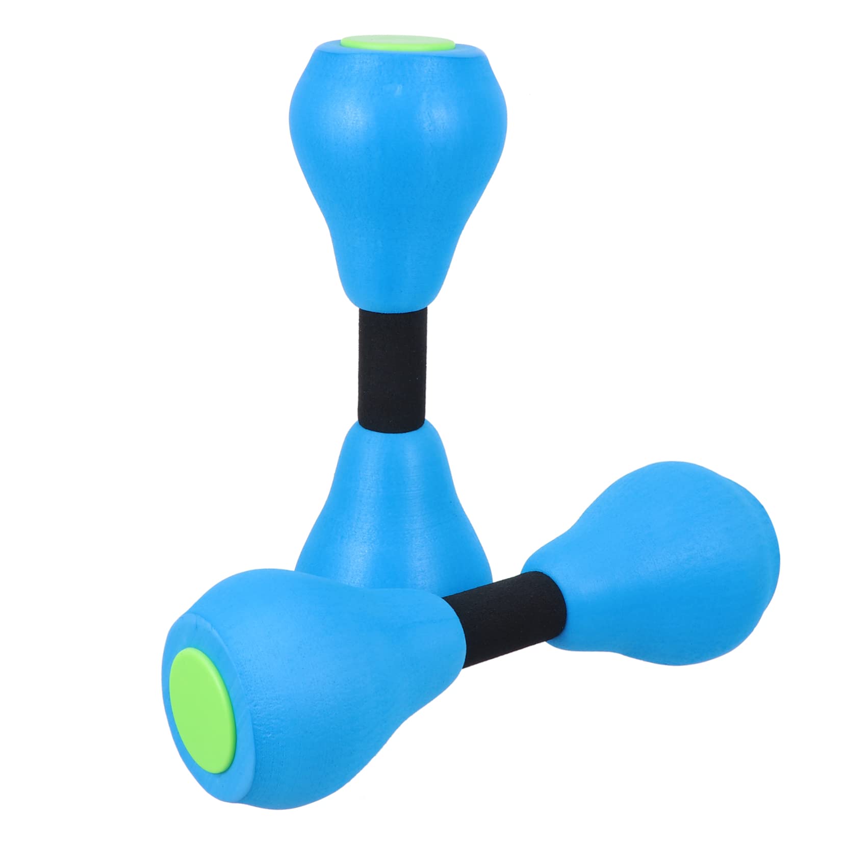 GALPADA 2Pcs Dumbbells for Water Aerobics Pool Fitness Equipment for Home Gym for Swimming Arm Rows Squats and Yoga