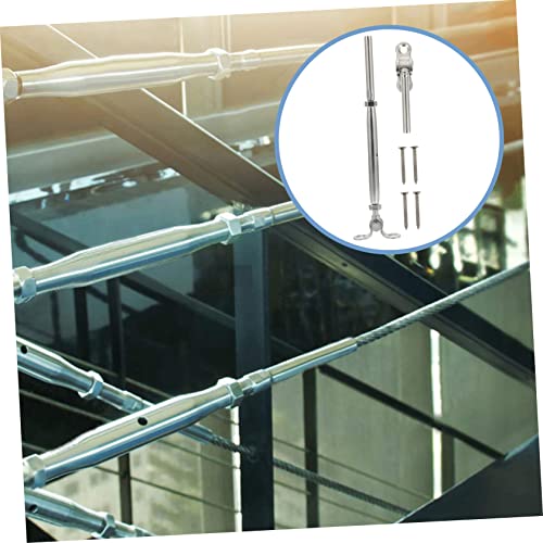 VILLCASE set de tensor con enclavamiento para sistema de barandilla de cable para escaleras y proyectos al aire libre miniatura 7