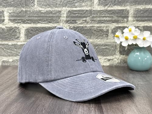 Image of Farm Animal Baseball Cap for Men Women, Goat Donkey Horse Pig Hat | Farm Life Inspiration, Classic Baseball Cap Design, Breathable Cotton Fabric, Secure Adjustable Buckle
