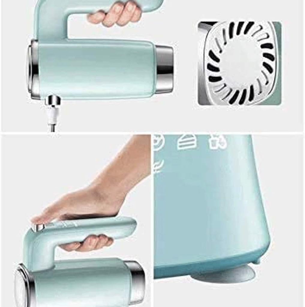 Electric Handheld Food Mixer Egg Cream Blender Food Processor Whisk Food Grade Gears One Button to Remove Durable